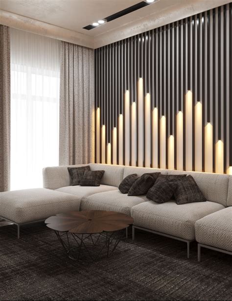 Living Room Wall Panelling Ideas