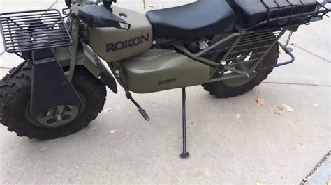 Rokon Scout All 2wd Wheel Drive Motorcycle Youtube