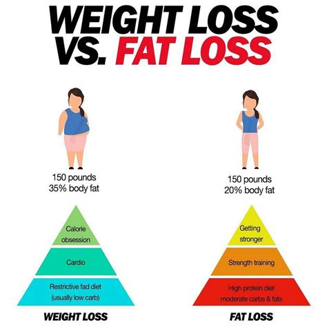 Weight Loss Vs Fat Loss What You Should Know Mypill