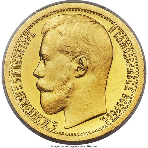 Russia Nicholas Ii Gold Specimen Imperial Of 10 Roubles 1895 Sp62 Lot 32499 Heritage Auctions
