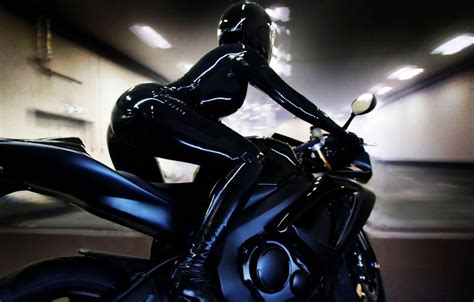 Wallpaper Ass Ass Helmet Bike Motorcycle Latex Ass Biker In