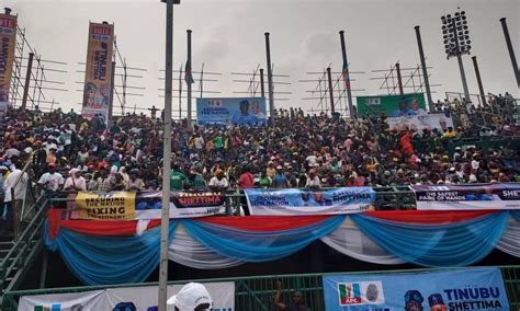 Massive Crowd Storms Stadium For Tinubus Grand Finale Campaign Rally