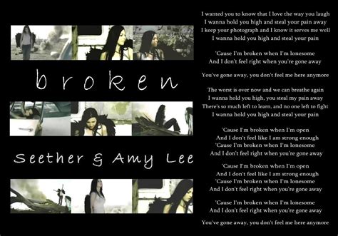Seether artist popular songs, find chart hits and find other popular songs by seether at tunecaster music encyclopedia BROKEN BY SEETHER & FEATURING AMY LEE LYRICS - Evanescence Photo (3299533) - Fanpop