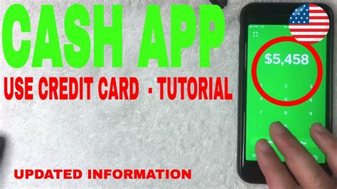 How To Use Credit Card On Cash App Tutorial Update 🔴 Youtube