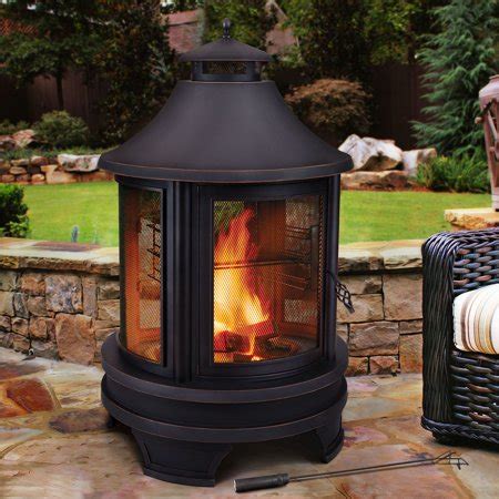 Allen + roth, style selections, simply shade Northwest Sourcing Outdoor Cooking Fire Pit - Walmart.com
