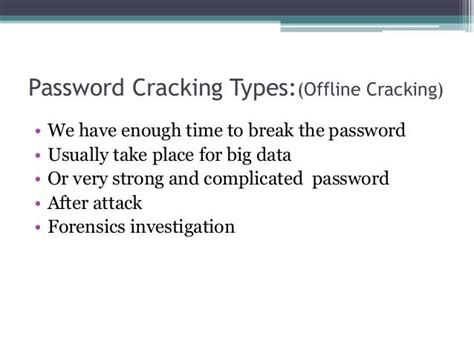 Password Cracking