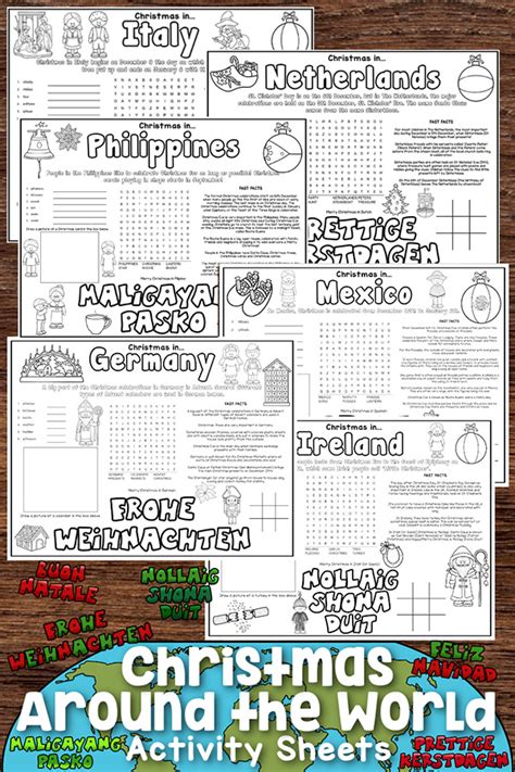 Christmas Around The World Worksheets Laptrinhx News