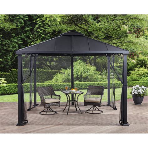 Get more from better homes and gardens. Better Homes & Gardens Sullivan Ridge Hard Top Gazebo with ...