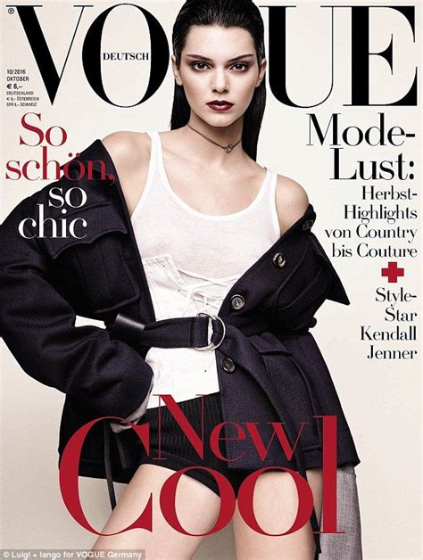 Kendall Jenner Flashes Her Cleavage In A Basque For Vogue Germany
