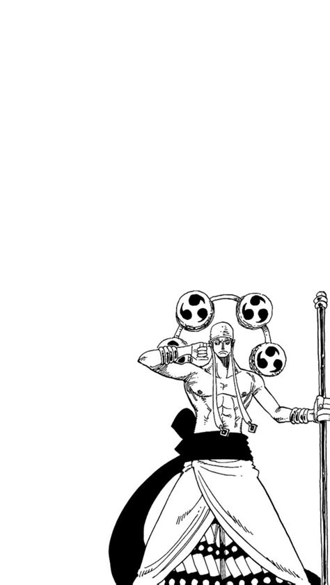 Enel Onepiece Wallpaper 2022 描画ベース アニメの壁紙 白黒アート In 2022 One