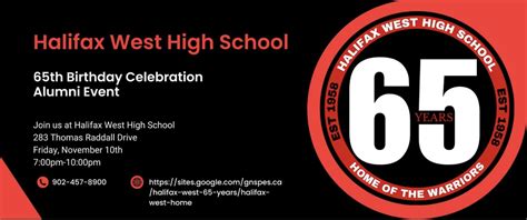 Halifax West High School Is Celebrating 65 Years Park View News Online