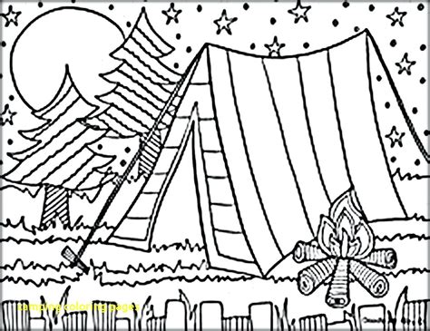 You get to share scary stories roast marshmallow by the bonfire cook your own foods and many more. Camping Coloring Pages For Preschoolers at GetColorings ...