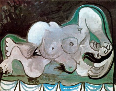 Artwork Replica Lying Naked Woman By Pablo Picasso Inspired By Spain ArtsDot Com