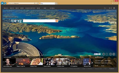 Microsoft Testing New Bing Homepage Design Softpedia