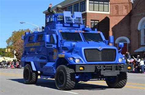 Cpd Unveils Armored Bulletproof Land Mine Resistant Swat Car