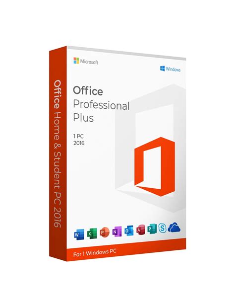 Microsoft Office 2016 Professional Plus For Windows Pc