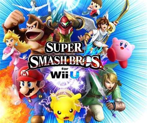 Super Smash Bros 4 Wii U Cast Artwork Official