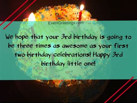 50 Best Happy 3rd Birthday Quotes And Wishes