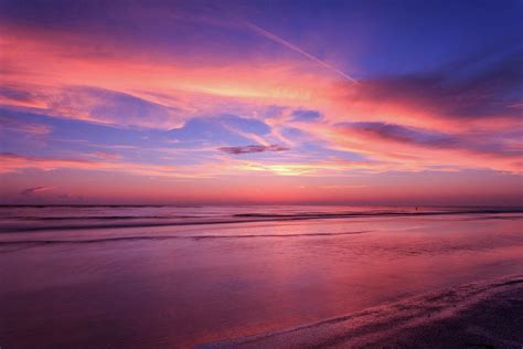 Pink Sky And Ocean Photograph By Doug Camara Pixels
