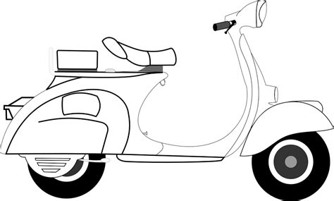 Cara menggambar motor vespa mudah how to draw vespa motorcycle. 80++ Sketsa Gambar Vespa