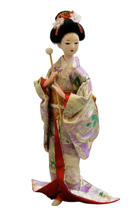 Japanese Porcelain Doll Stock Photo Image Of White 105193562