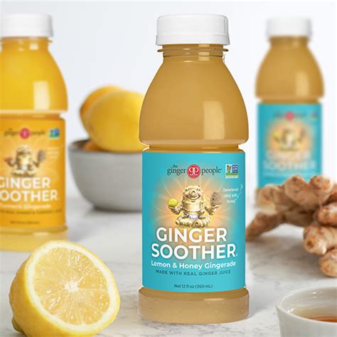 Ginger Soother® Lemon And Honey Gingerade The Ginger People