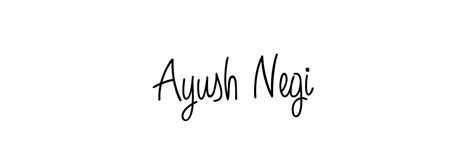 92 Ayush Negi Name Signature Style Ideas Super Online Signature