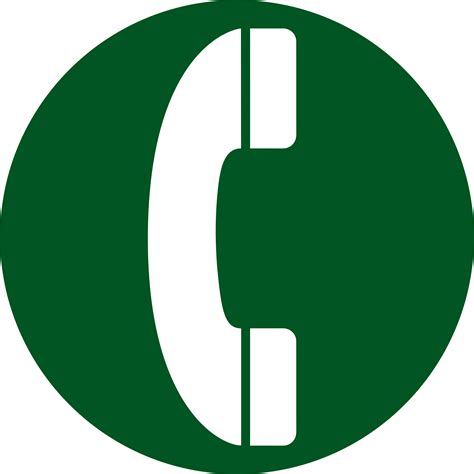 Circle Phone Icon Png Green Images Amashusho