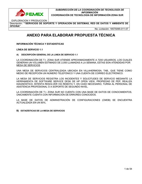 Anexo Para Elaborar Propuesta TÉcnica