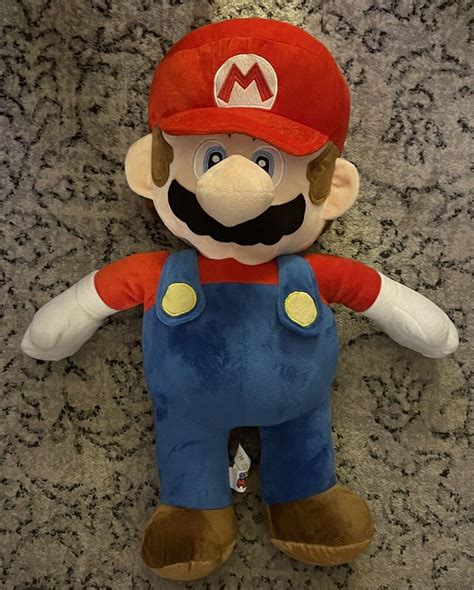 Giant Nintendo Super Mario Bros Mario 22 Jumbo Plush Plushie Large