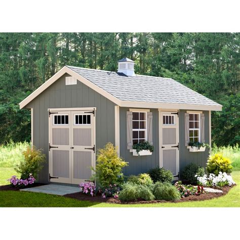 Alpine Structures Riverside 10 Ft W X 14 Ft D Wooden Storage Shed