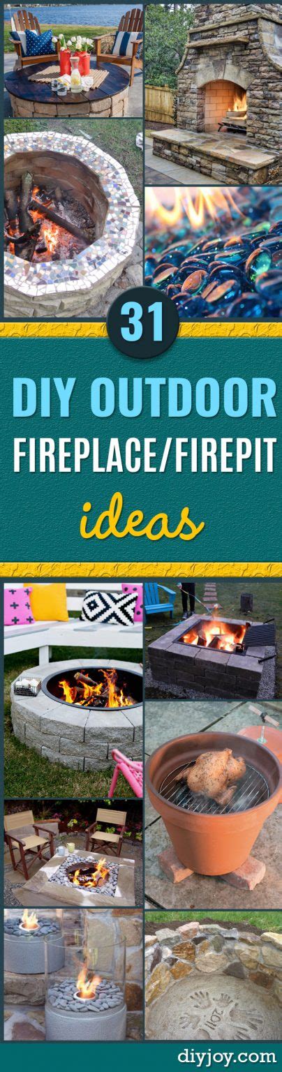 31 Diy Outdoor Fireplace And Firepit Ideas