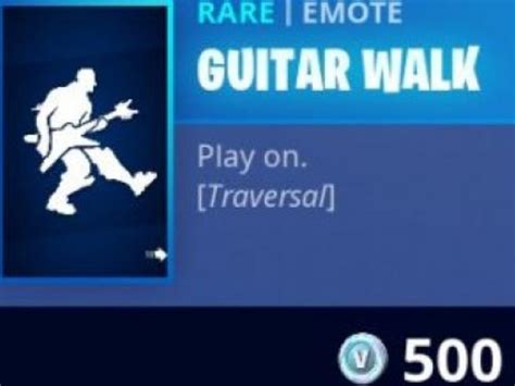 How To Get New Fortnite Guitar Walk Emote In Chapter 4 Firstsportz