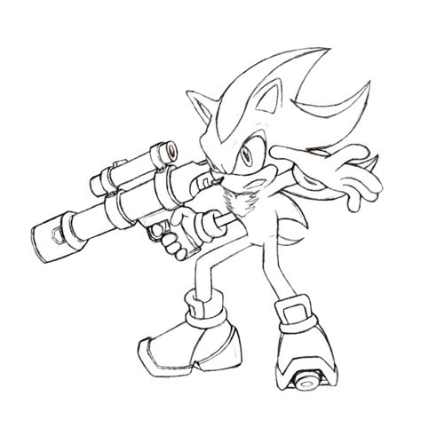 Shadow Printable Sonic Coloring Pages 30 Free Sonic The Hedgehog
