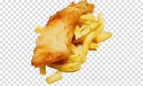 Fish And Chips Clipart Dish Junk Food Fish And Chips Transparent