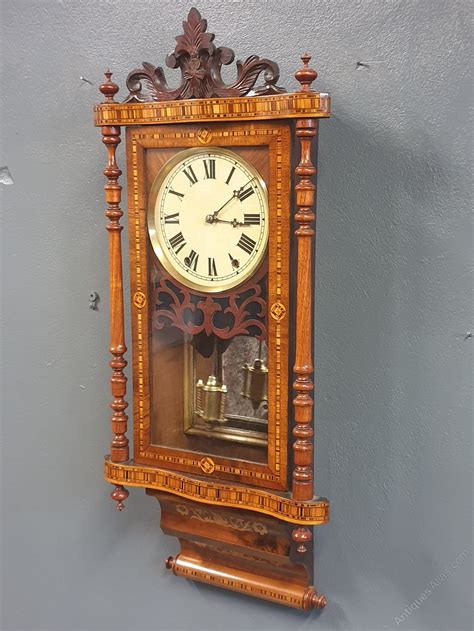 Antiques Atlas American Walnut Wall Clock