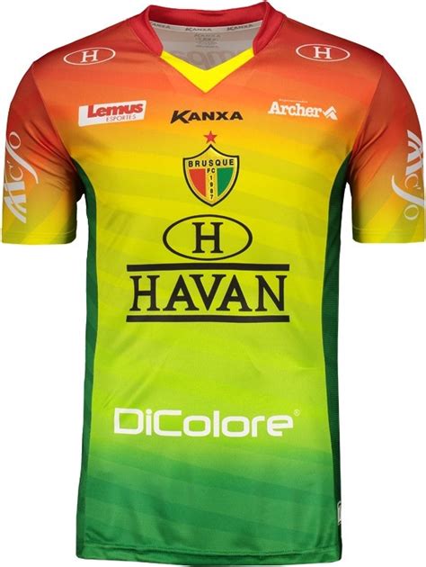 Brusque fc divulga novo uniforme. Kanxa apresenta as novas camisas do Brusque - Show de Camisas