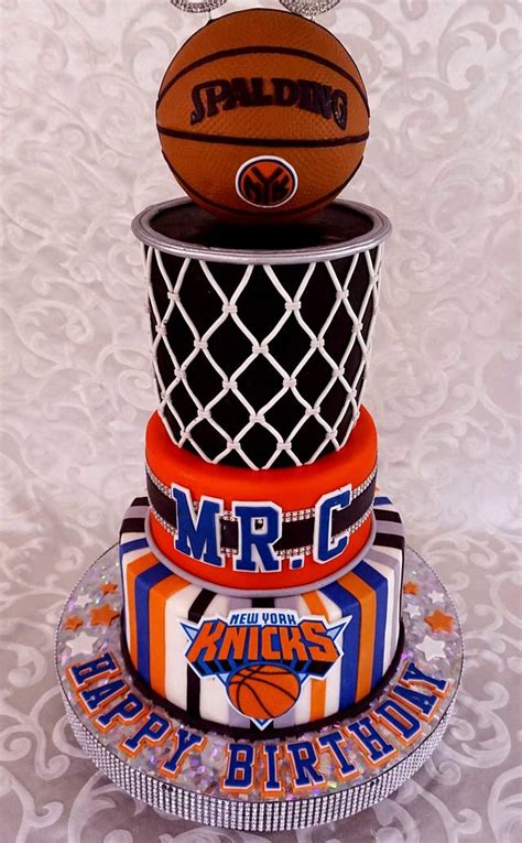 Ny Knicks Basketball Cake Decorated Cake By Custom Cakesdecor