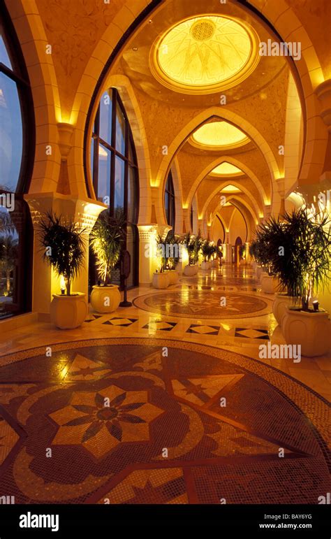 Interior View Of The Royal Mirage Hotel Dubai United Arab Emirates