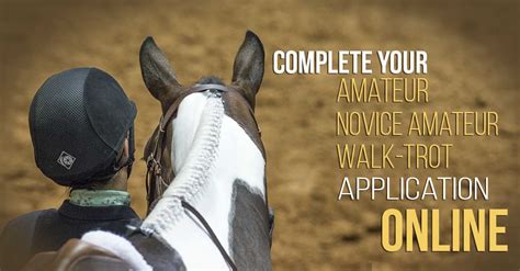 Novice Amateur And Walk Trot Cards Made Easy With Online Application