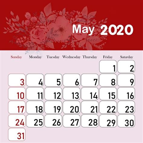 Pin En Calendario Mayo 2020 Con Festivos Imprimir Gratis Gambaran