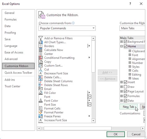 Customize The Ribbon In Excel Quickly And Easily