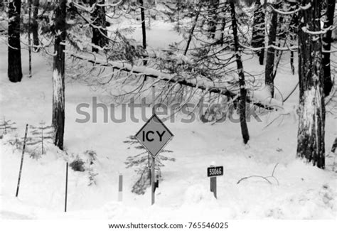 Caution Icy Road Stock Photo 765546025 Shutterstock
