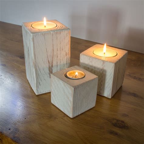 See more ideas about wooden candle holders, candle holders, wooden candles. Tea light holders made from up-cycled pallet wood blocks ...