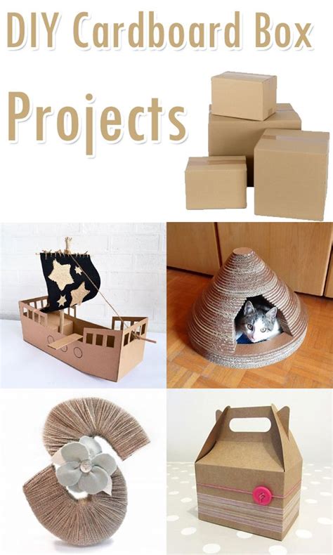 10 Things To Do With A Cardboard Box Diy Crafts For Kids Upcycled