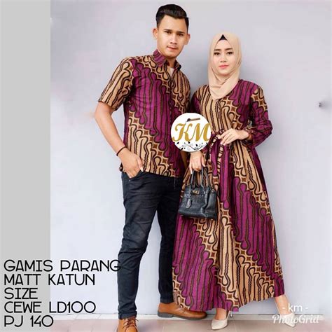Gamis couple terbaru dengan model yang akan membuat penampilanmu makin serasi. Contoh Baju Couple Baju Gamis Batik Busana Muslim Terbaru 2018