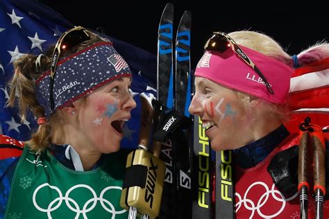 Usa united states of america. Jessie Diggins and Kikkan Randall won Olympic gold in a ...