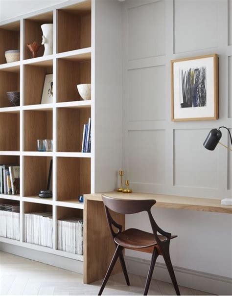 Minimalist Office Bookshelf Styling Inspiration Anne Sage