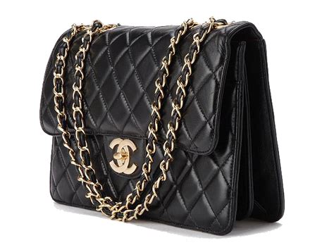 Download Fashion Leather Bag Black Handbag Chanel Hq Png Image Freepngimg