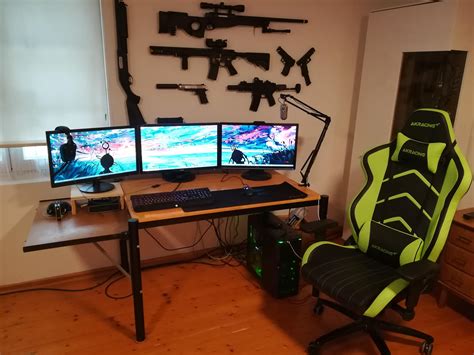My Battlestation Is Indeed Ready For Battle Simple Computer Desk